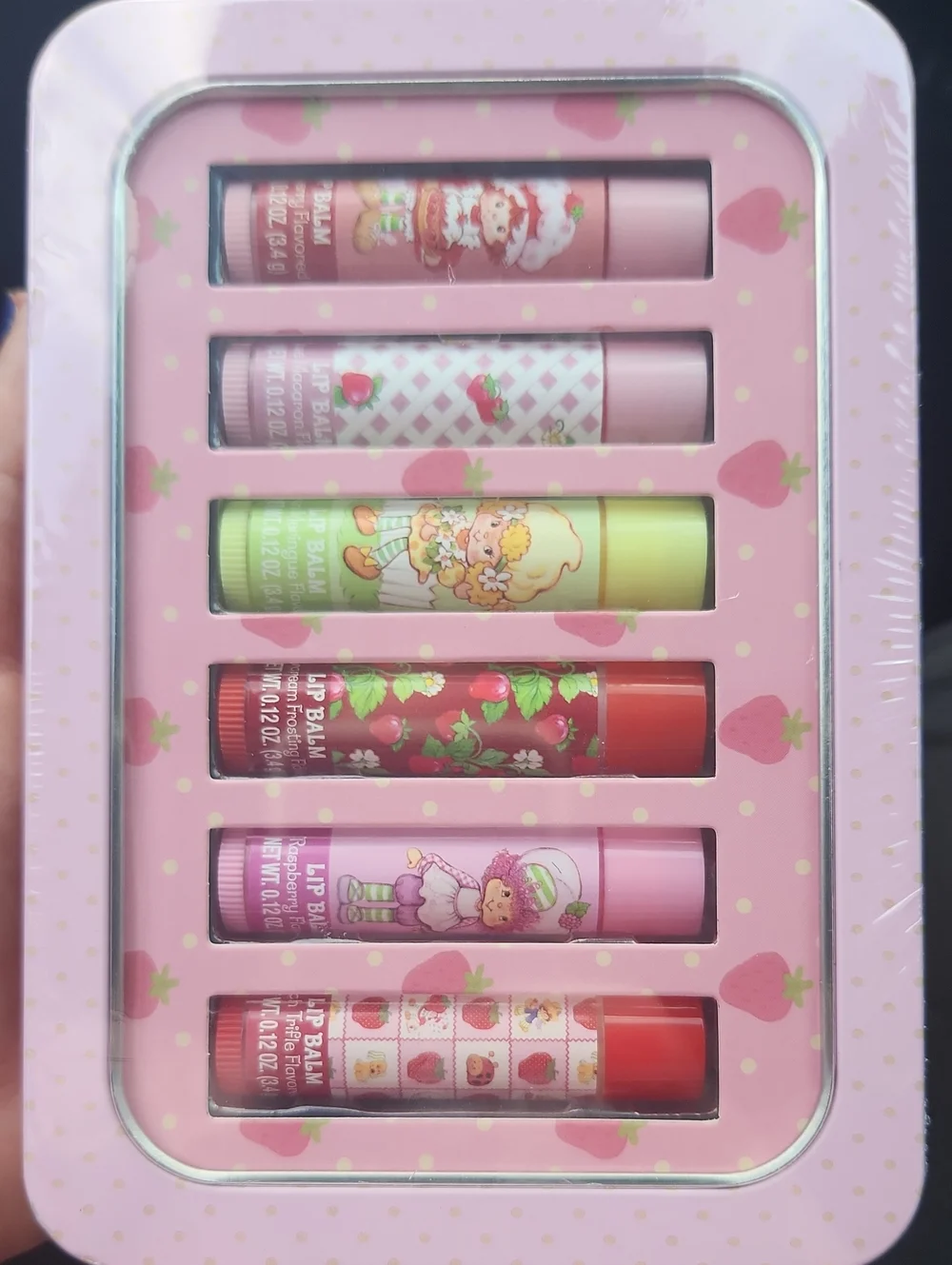 Strawberry Shortcake BUNDLE!!! - 6 Lip Balm Set And 5 Celavi Collagen Face Masks
